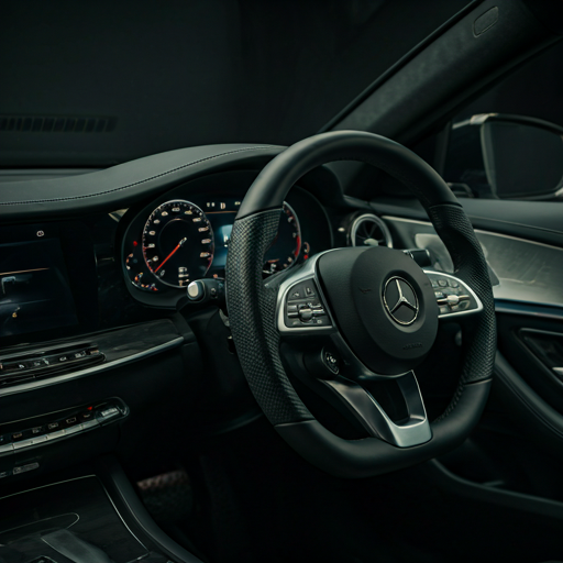 Clean, well-maintained lesson car interior ready for a Quigley Advance Driving School lesson.